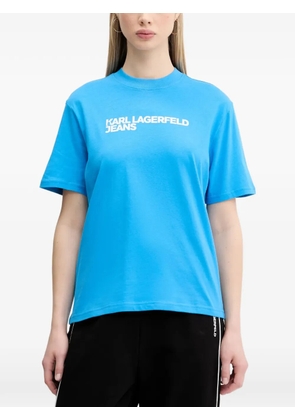 Karl Lagerfeld Jeans logo-print T-shirt - Blue