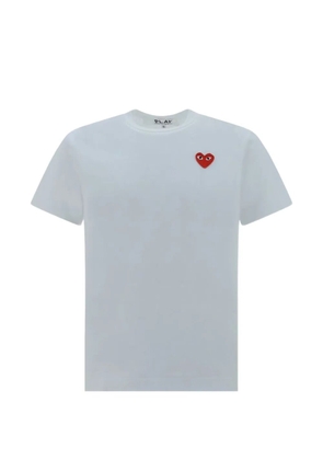 Comme Des Garçons Play heart-patch cotton T-shirt - White