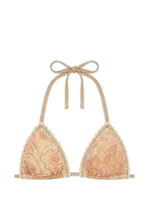 Del Maar Saphi crocheted bikini top - Neutrals