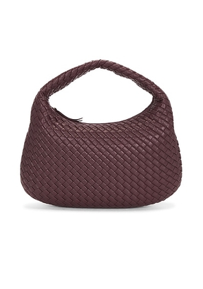 Bottega Veneta Veneta Bag in Deep Mahogany & Muse Brass - Burgundy. Size all.