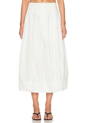 A.L.C. Veda Skirt in Bone China - Ivory. Size 0 (also in 2, 4, 8).