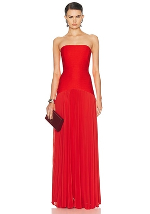 Alexis Sunniva Dress in Red - Red. Size XS (also in S, M, L).