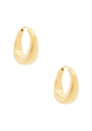 Lie Studio The Andrea Earrings in Gold - Metallic Gold. Size all.