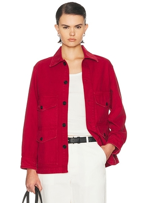 NILI LOTAN Leroy Jacket in Scarlet - Red. Size XS (also in S, M, L).