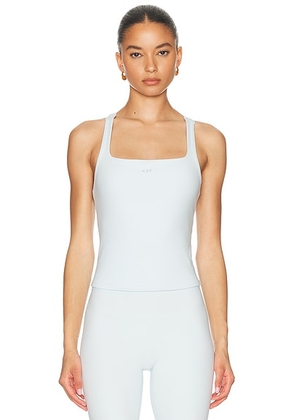 437 The Contour Tank Top in Ice Blue - Baby Blue. Size XS (also in S, M, L, XL).
