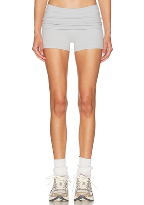 437 The Practice Short in Heather Grey - Light Grey. Size M (also in L, XL).