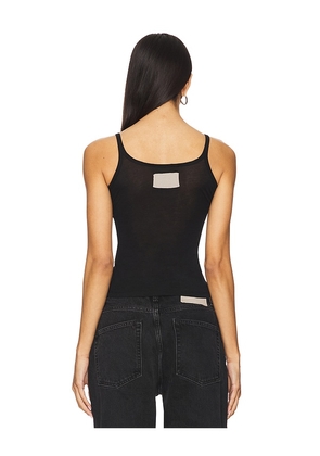 Aya Muse Scoop Tank Top in Black. Size XS. Also in S, M.