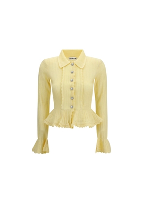 Self-Portrait Bicolor Viscose Cardigan - S