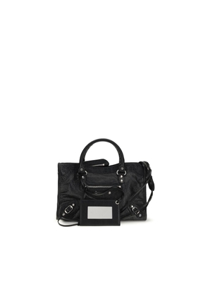 Balenciaga Black Lamb Ovis Aries Aries Shoulder Bag