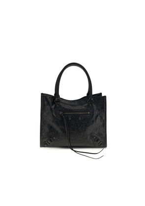 Balenciaga Black Lamb Ovis Aries Aries Shoulder Bag
