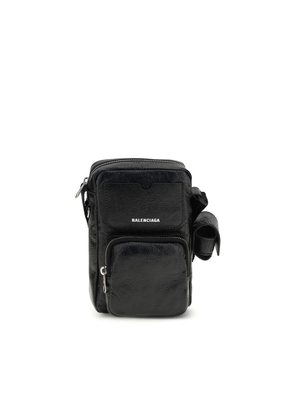 Balenciaga Black Lamb Ovis Aries Aries Shoulder Bag