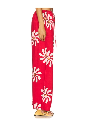 Cala de la Cruz Creta Pants in Red. Size L. Also in M.