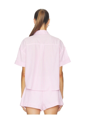 BLANKNYC Button Up Top in Pink. Size S. Also in XS, M, L.