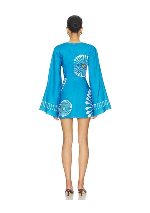 Cala de la Cruz Vera Dress in Blue. Size XS. Also in S, L.