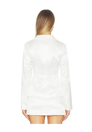 ALL THE WAYS x Ivana Ramirez Leslie Top in Ivory. Size XS. Also in XXS, S, M, L, XL.