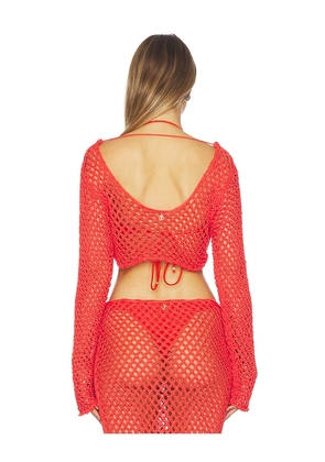 Bananhot Magen Shirt in Red. Size XS/S. Also in M/L.
