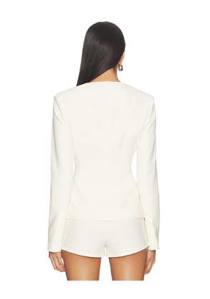 ALL THE WAYS Kourtney Blazer in Ivory. Size XS. Also in XXS, S, XL.