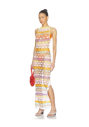 ANDREEVA Handmade Crochet Dress in Yellow. Size M. Also in XS, S, L.