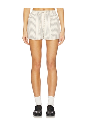 ALL THE WAYS Kadence Short in Cream. Size XS. Also in XXS, S, M, L, XL.