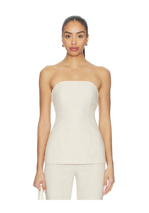 ALL THE WAYS Kenna Strapless Top in Ivory. Size XS. Also in XXS, S, M, L, XL.