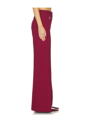 Gestuz X Barbie Babara High Waist Pants in Red. Size 36. Also in 32, 34, 40.