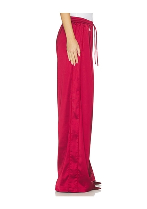 Gestuz X Barbie Ricky Track Pants in Red. Size 36. Also in 34, 38.