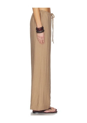 HEARTLOOM Catalina Pant in Brown. Size XS. Also in M, L, XL.