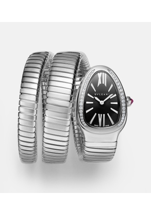 Bvlgari Serpenti Tubogas watch with diamonds