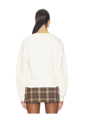 Malbon Abbey Sweatshirt in Ivory. Size S. Also in XS.