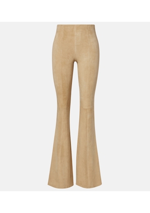 Stouls Gege suede flared pants