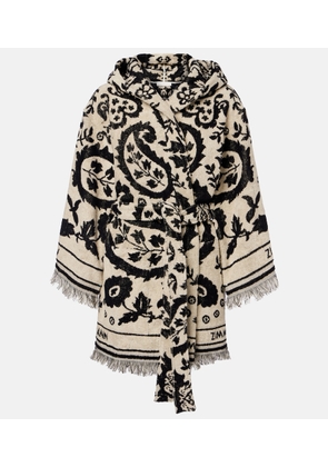 Zimmermann Wanderlust cotton terry wrap robe