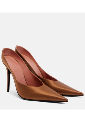 Amina Muaddi Anok satin pumps