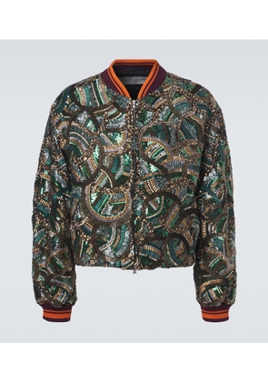 Dries Van Noten Embellished bomber jacket