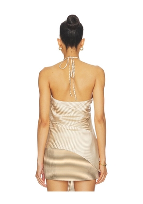 Lovers and Friends Montse Top in Tan,Brown. Size XXS. Also in XS, S, M, XL.
