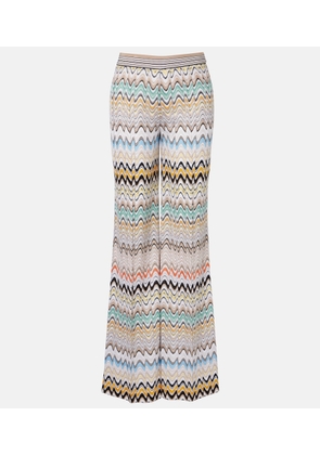 Missoni Wave high-rise wide-leg pants