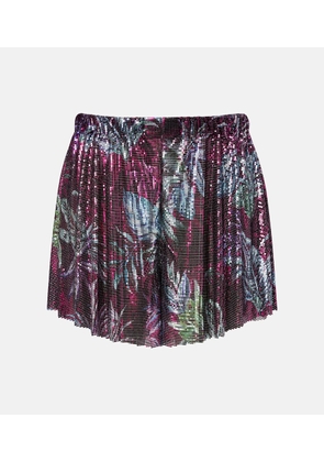 Rabanne Printed chainmail shorts