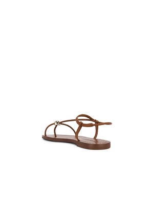 Loeffler Randall Lara Strappy Flat Sandal in Brown. Size 5.5. Also in 10, 6, 6.5, 7, 7.5, 8, 8.5, 9, 9.5.