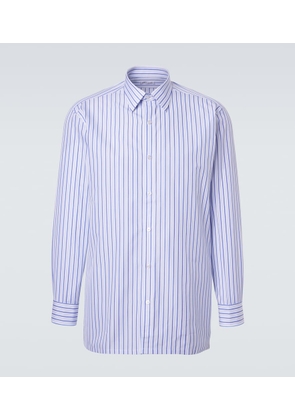 Charvet Striped cotton poplin shirt