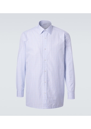 Charvet Checked cotton poplin shirt