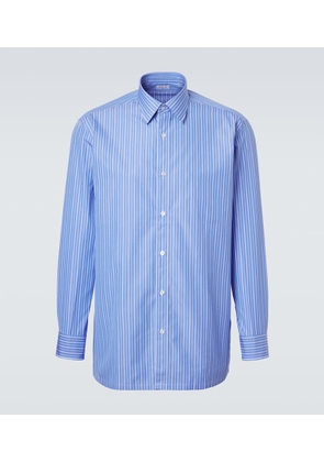 Charvet Striped cotton poplin shirt