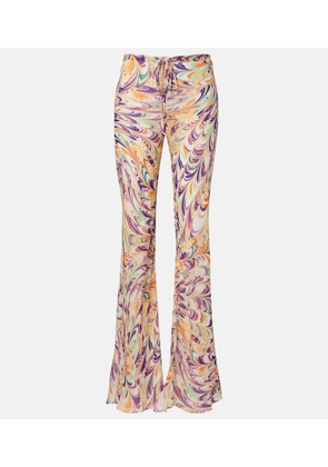 Alexandra Miro Scarlett printed flared pants