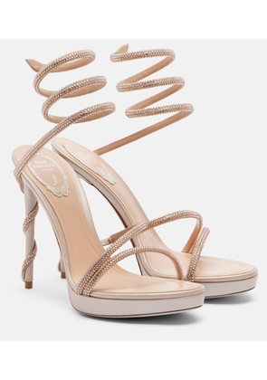 Rene Caovilla Margot embellished platform sandals
