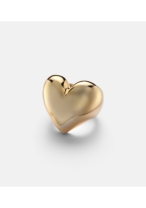 Jennifer Fisher Puffy Heart 14kt gold-plated ring