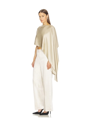 SRG Belle Silk Cape in Beige. Size S. Also in L.