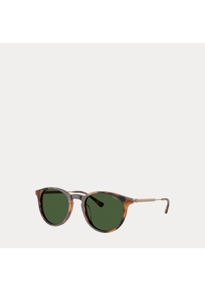 Pen-Temple Round Sunglasses