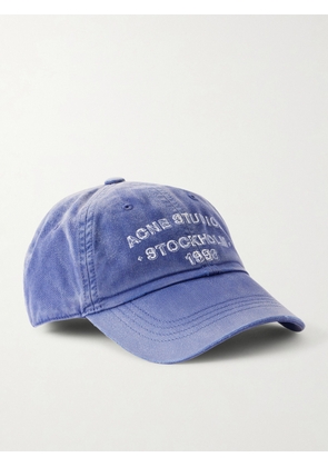 Acne Studios - Cuddy Sunkissed Logo-Print Cotton-Twill Baseball Cap - Men - Blue