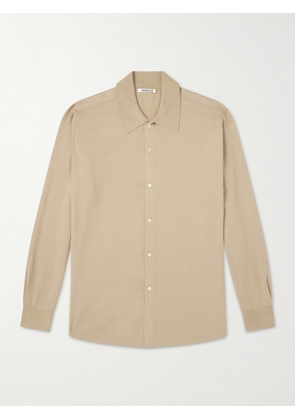 Auralee - Knitted Silk Shirt - Men - Neutrals - 3