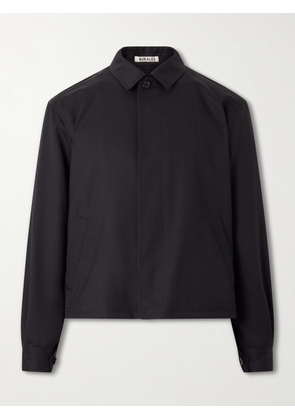 Auralee - Herringbone Wool Blouson - Men - Black - 3