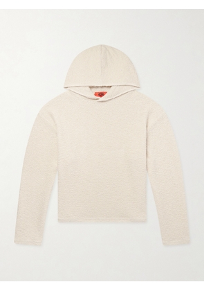 424 - Cotton-Blend Bouclé Hoodie - Men - Neutrals - S