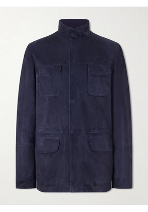 Thom Sweeney - Field Suede Jacket - Men - Blue - S